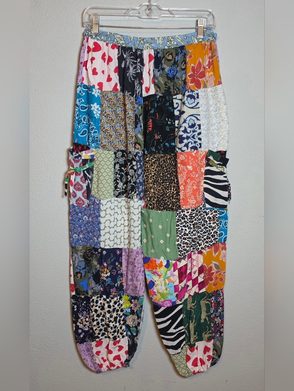 Didi's Patchwork Harem Pants Boho Festival 100% Viscose One Size